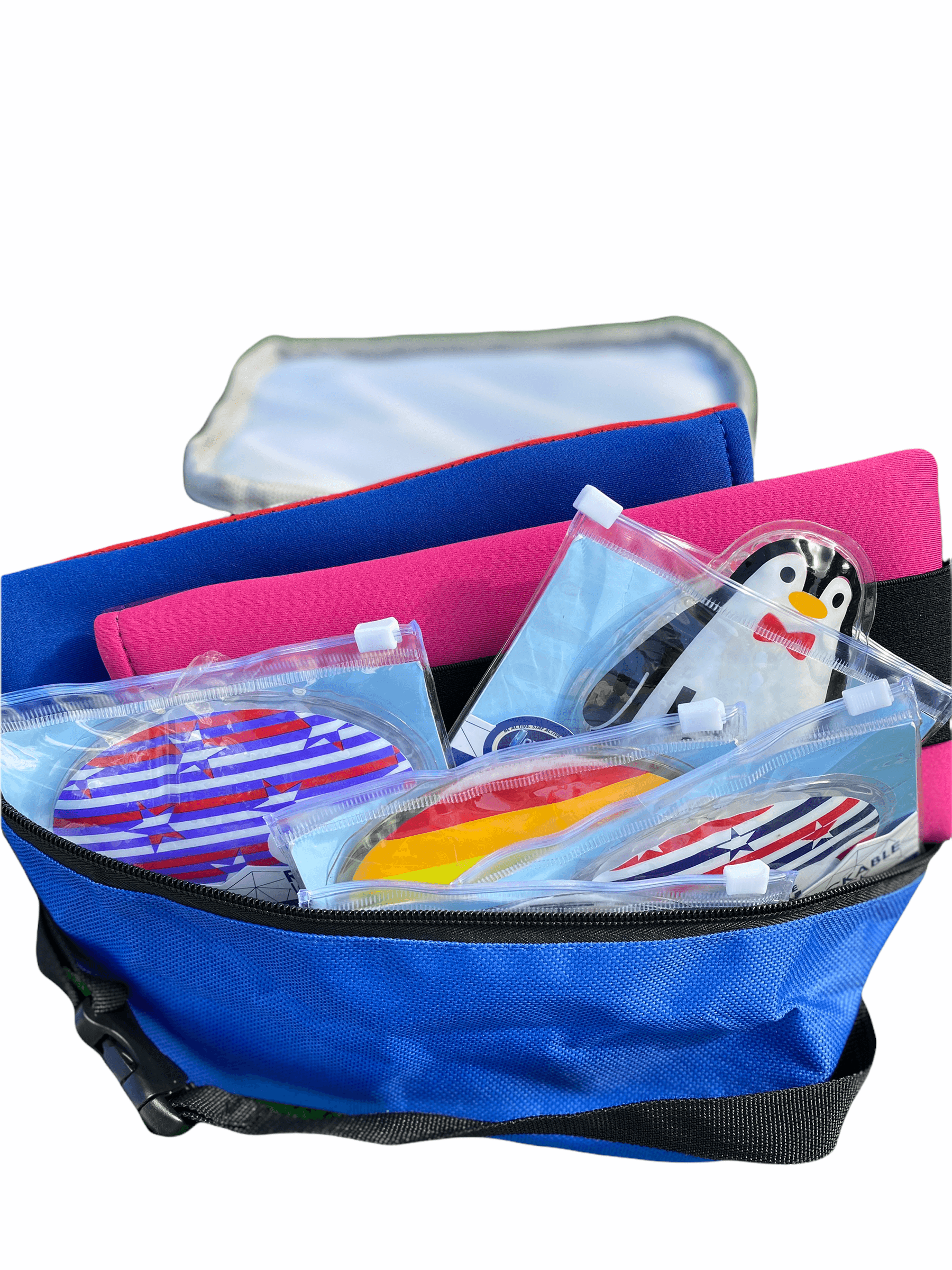 Portable Freezer Pack - keeps ice packs for bumps and bruises frozen for hours