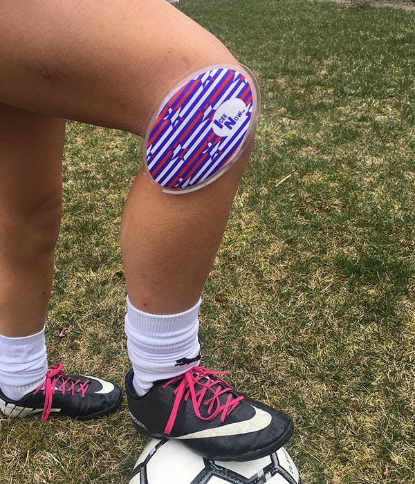 Red, White and Blue Re-stickable Ice Pack