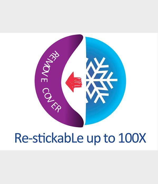 Re-stickable Ice Pack, easy to use, and re-use 100 times