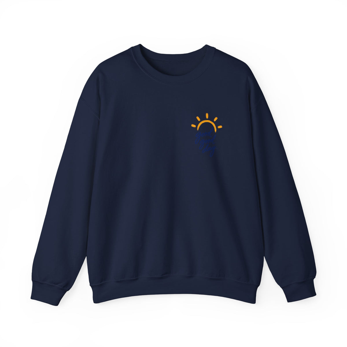 Crewneck Sweatshirt - "Good Day" Sun Graphic