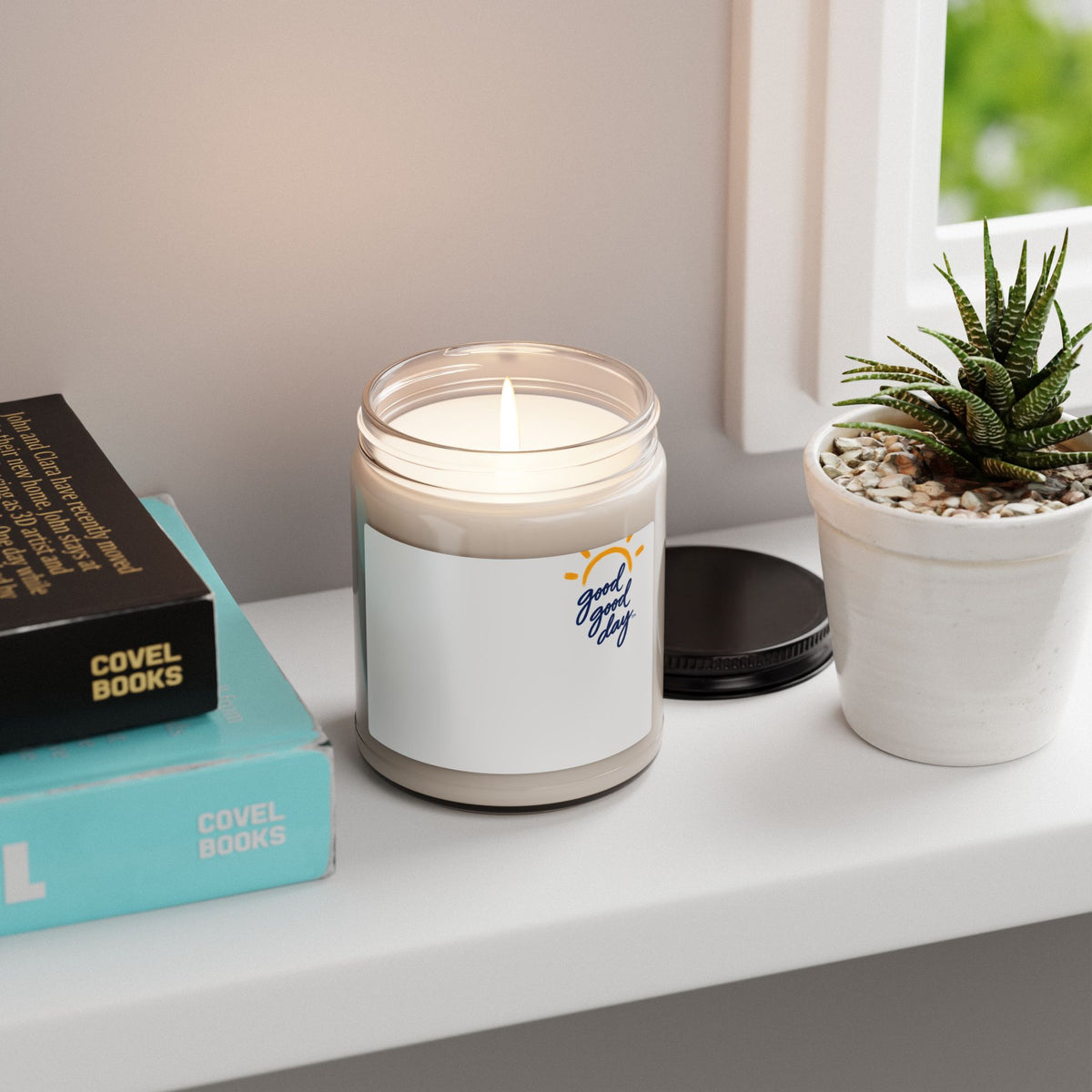 Soy Candle 9oz — "Good Good Day" Scented Jar Candle