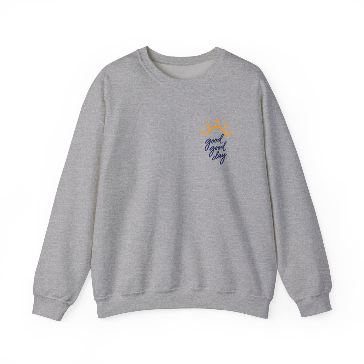 Crewneck Sweatshirt - "Good Day" Sun Graphic