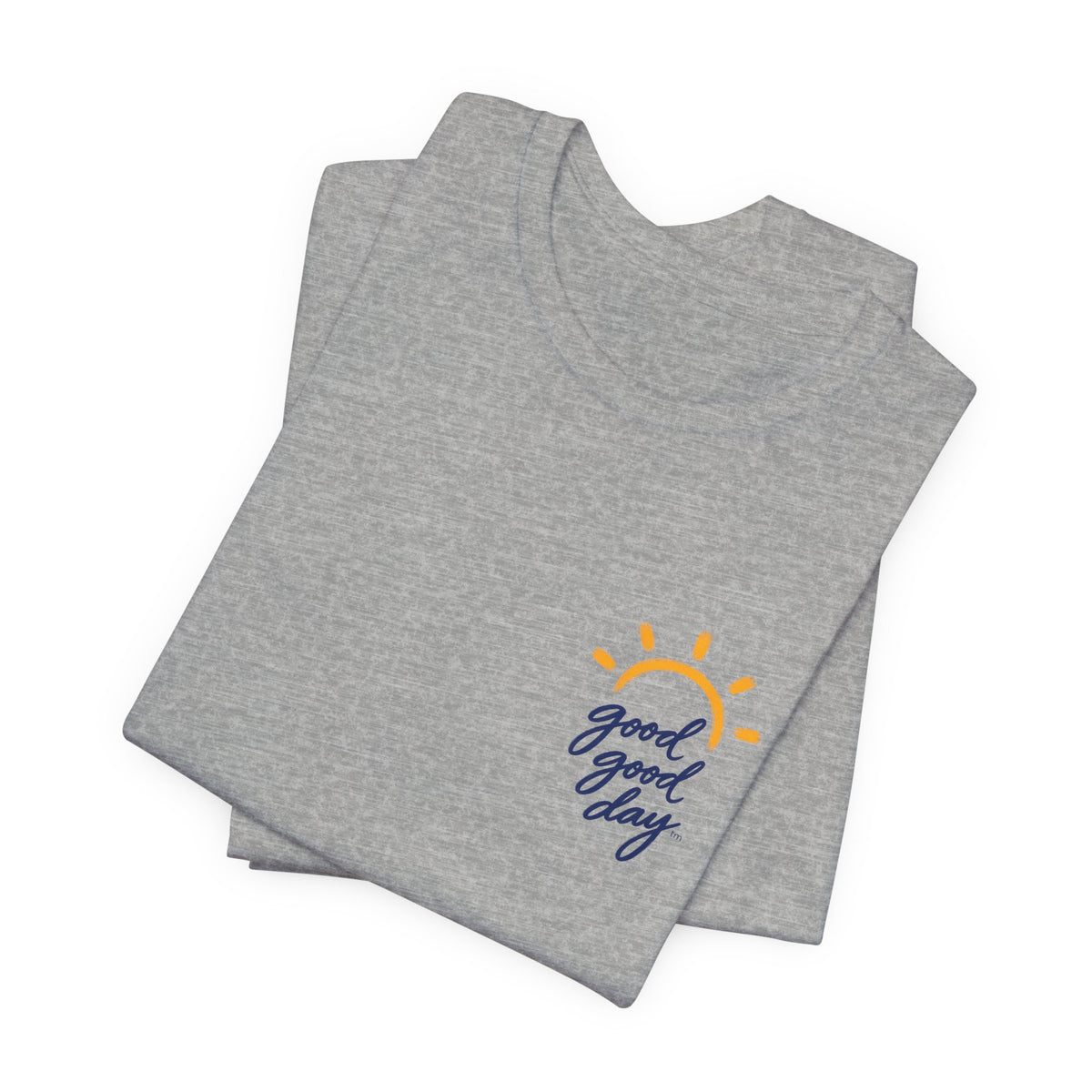 Good Good Day T‑Shirt — Sunny Script Pocket Tee