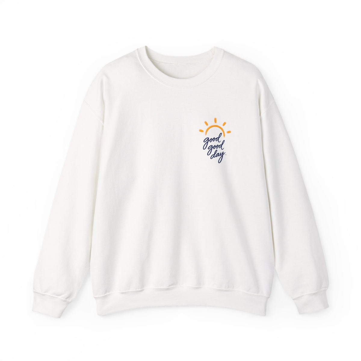Crewneck Sweatshirt - "Good Day" Sun Graphic