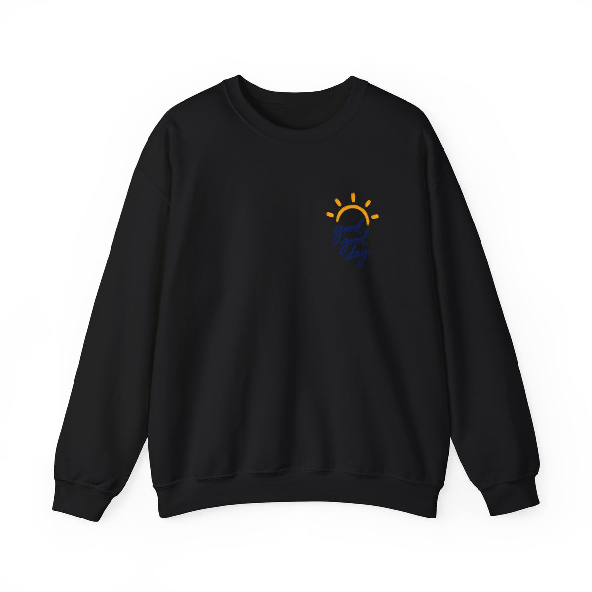 Crewneck Sweatshirt - "Good Day" Sun Graphic