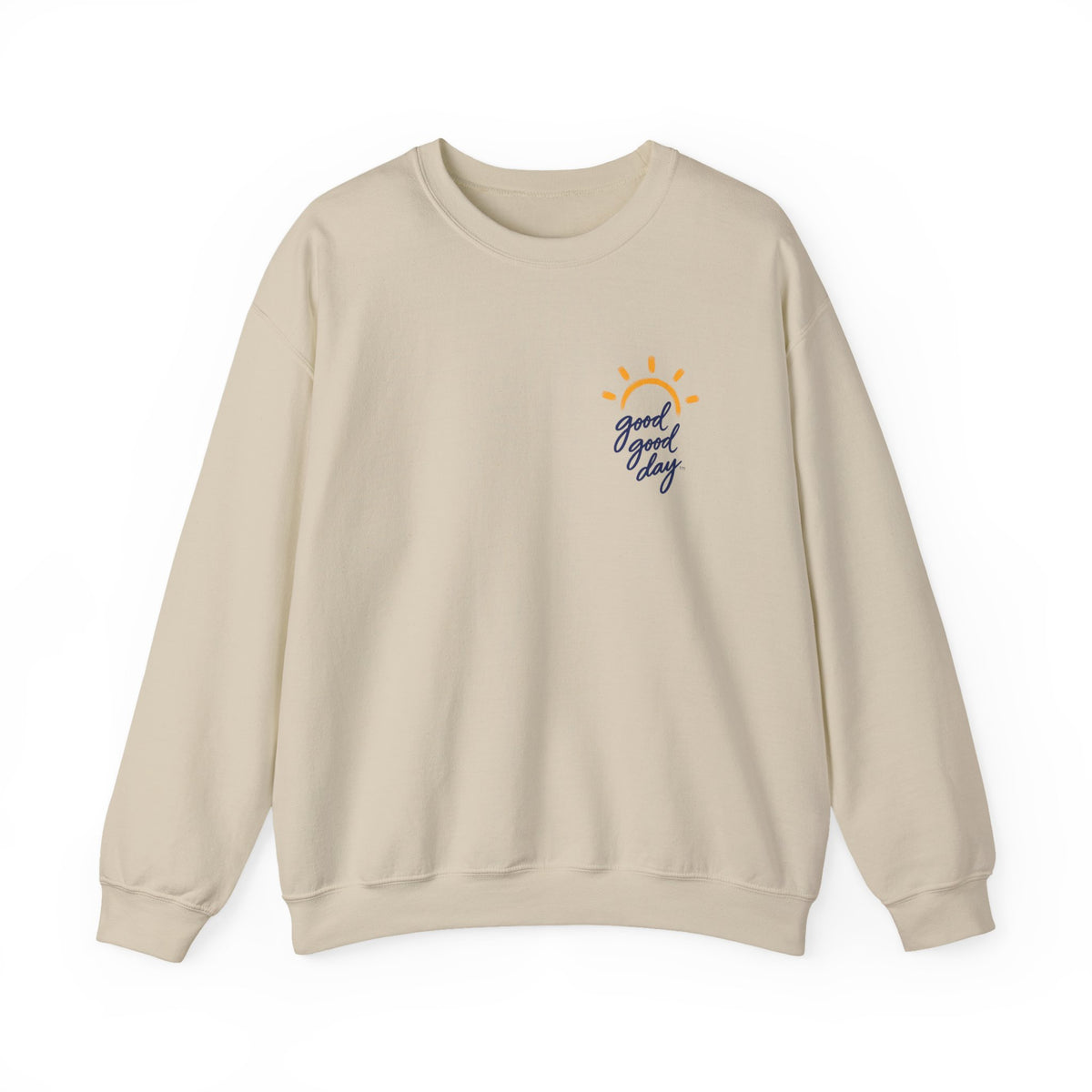 Crewneck Sweatshirt - "Good Day" Sun Graphic
