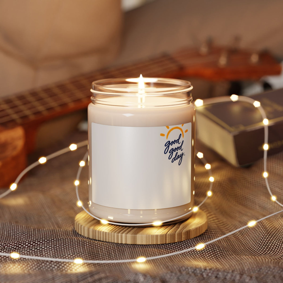 Soy Candle 9oz — "Good Good Day" Scented Jar Candle